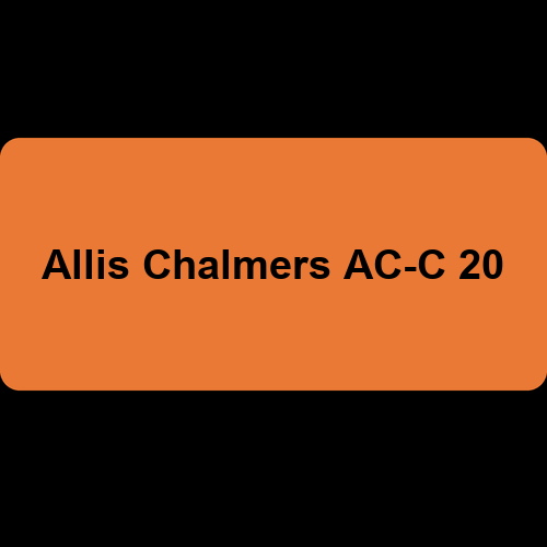 Allis Chalmers AC-C 20